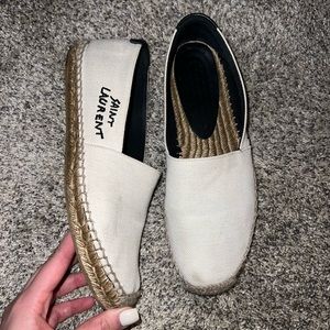 SAINT LAURENT- Canvas Espadrilles